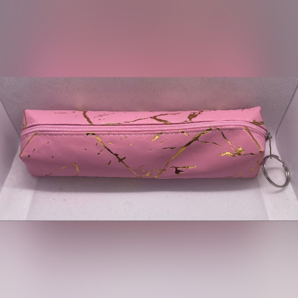 🆕 NIP MARBLED PENCIL POUCH/PURSE ORGANIZER/EVERYTHING POUCH